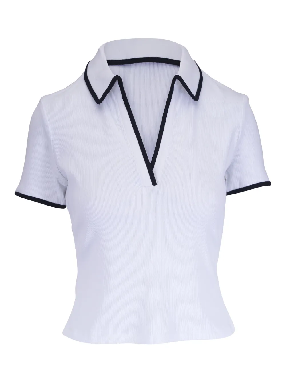 Рубашка поло с контрастной отделкой Veronica Beard, белый
Рубашка поло с контрастной отделкой Veronica Beard, белый
