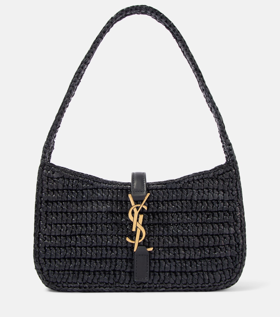 Мини-сумка через плечо из рафии Le 5 à 7 Saint Laurent, нуар
Мини-сумка через плечо из рафии Le 5 à 7 Saint Laurent, нуар