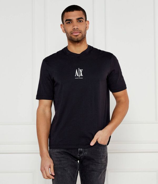 Футболка Armani Exchange с логотипом, синий / белый
Футболка Armani Exchange с логотипом, синий / белый