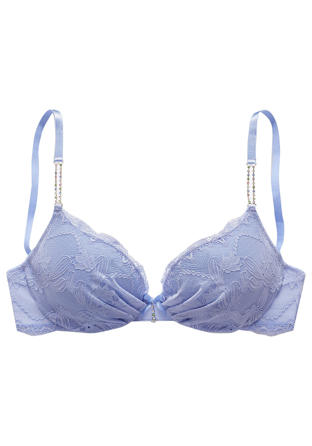 Бюстгальтер пуш ап LASCANA, синий
Бюстгальтер пуш ап LASCANA, синий