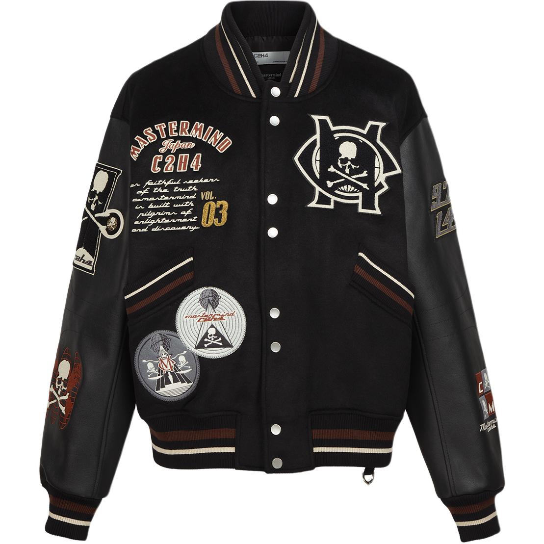 C2H4 Кожаная куртка-бомбер, Black
C2H4 Кожаная куртка-бомбер, Black