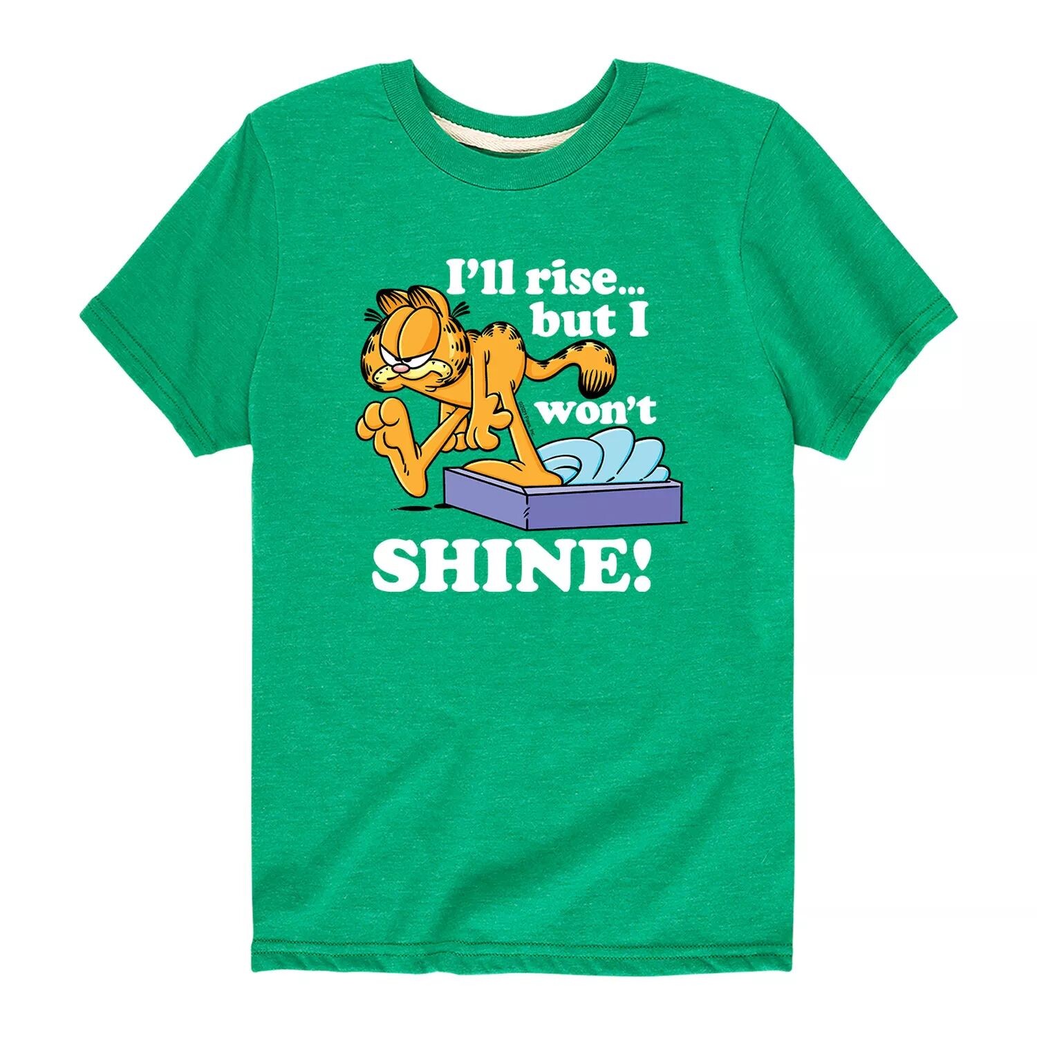 Футболка с рисунком Garfield I'll Rise для мальчиков 8–20 лет Licensed Character, зеленый
Футболка с рисунком Garfield I'll Rise для мальчиков 8–20 лет Licensed Character, зеленый