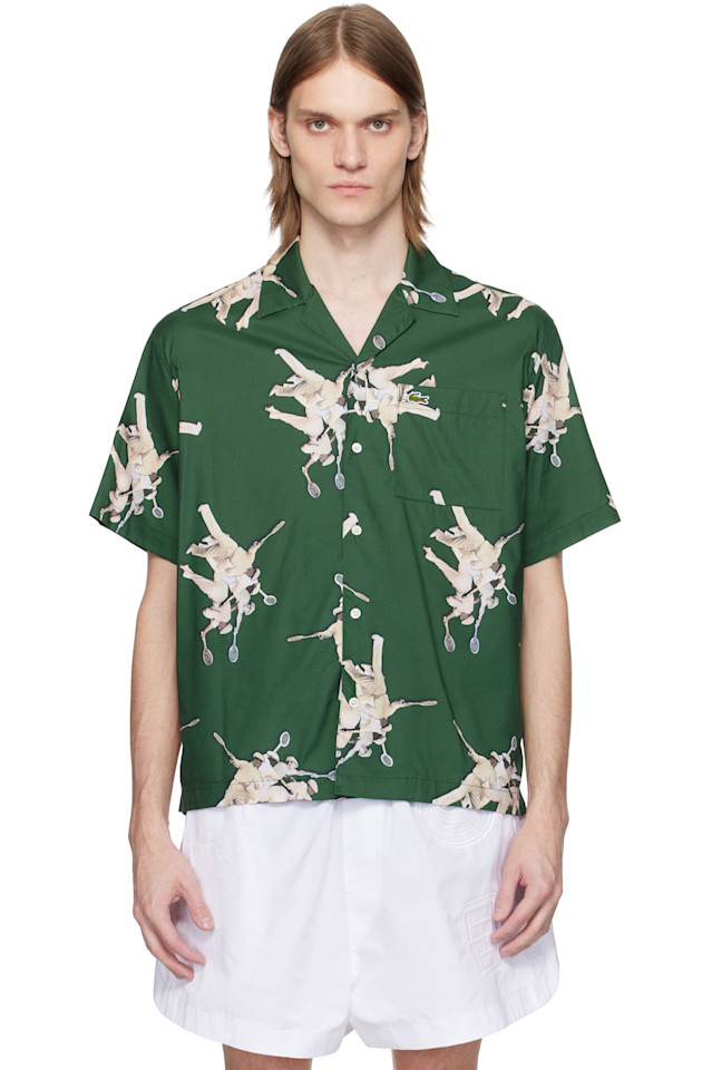 Рубашка свободного кроя с принтом René 'Lacoste' Lacoste, зеленый
Рубашка свободного кроя с принтом René 'Lacoste' Lacoste, зеленый