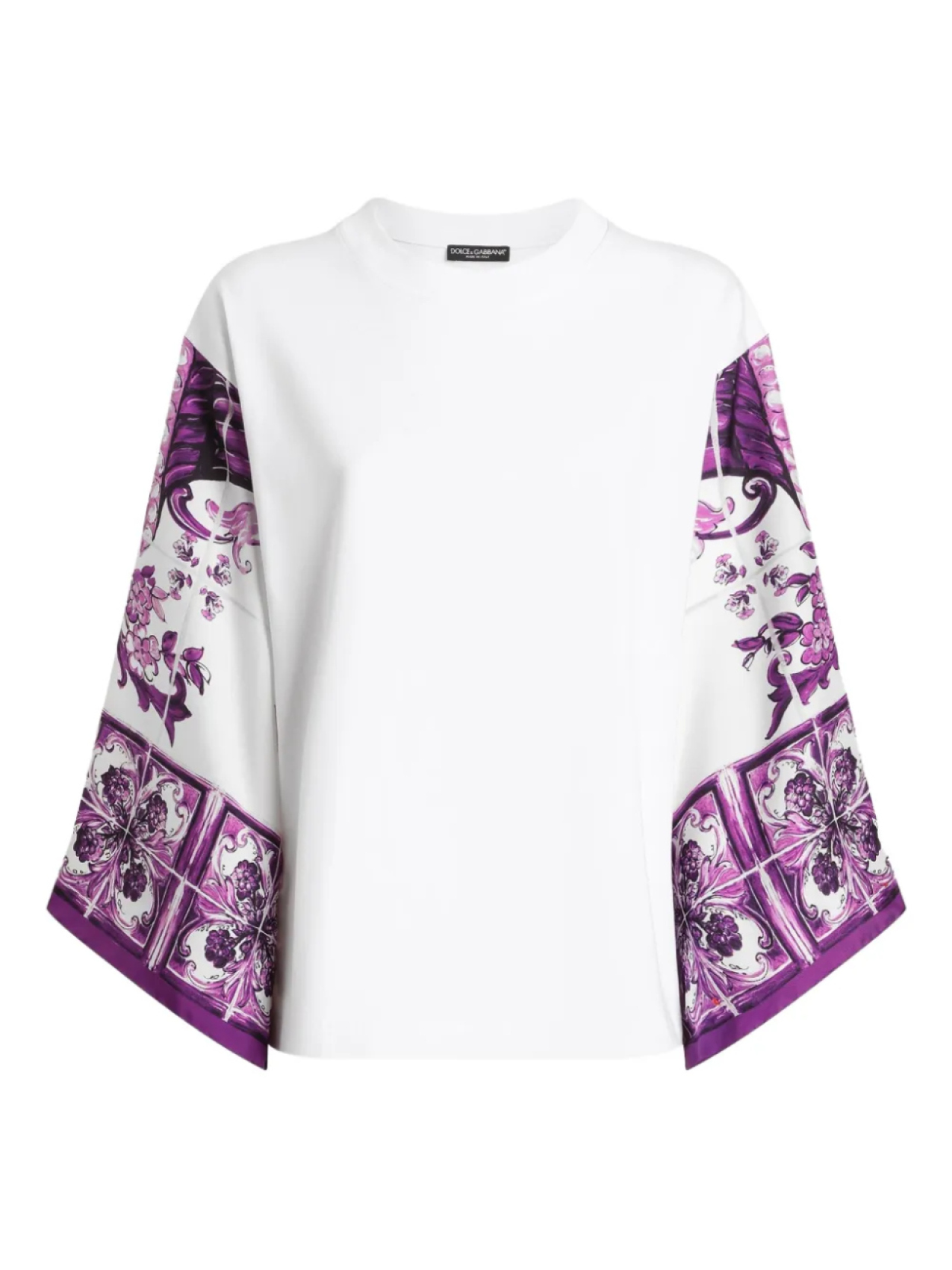 Dolce & Gabbana блузка с принтом Majolica, белый
Dolce & Gabbana блузка с принтом Majolica, белый