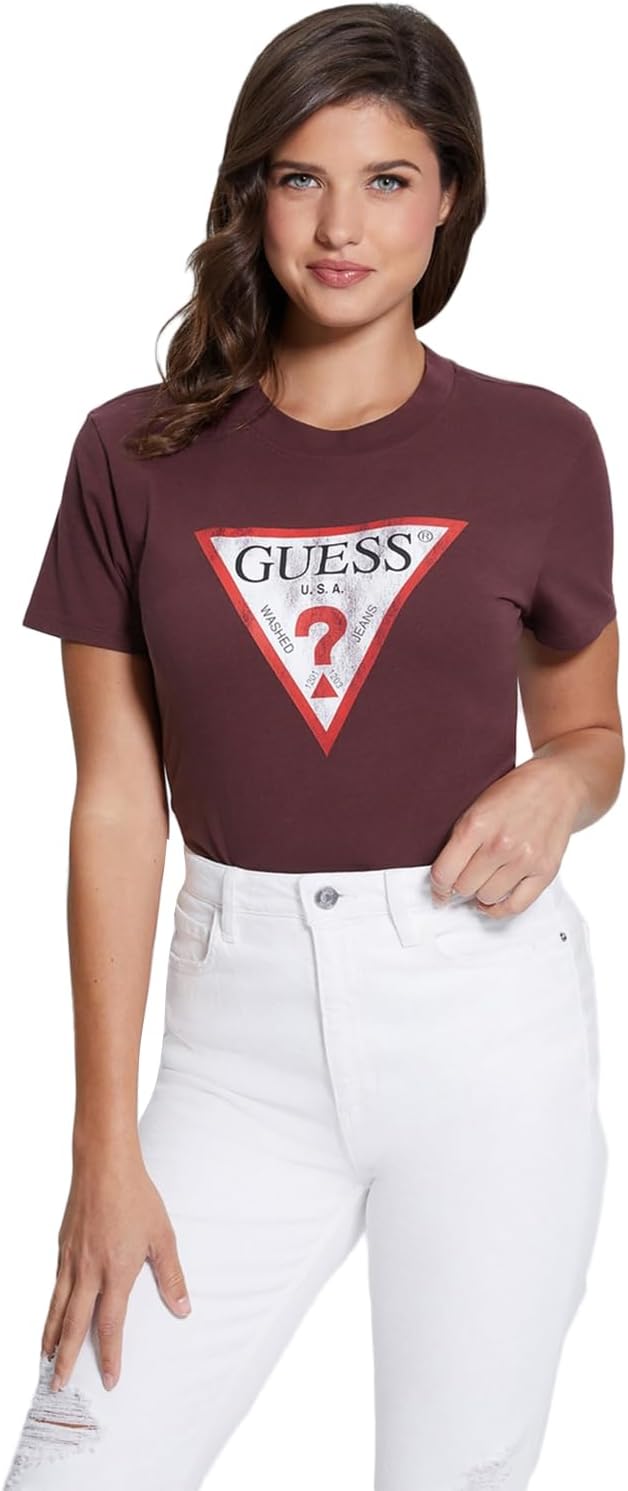 GUESS Женская Футболка с Логотипом Классического Покроя с Коротким Рукавом, Coachwhip
GUESS Женская Футболка с Логотипом Классического Покроя с Коротким Рукавом, Coachwhip