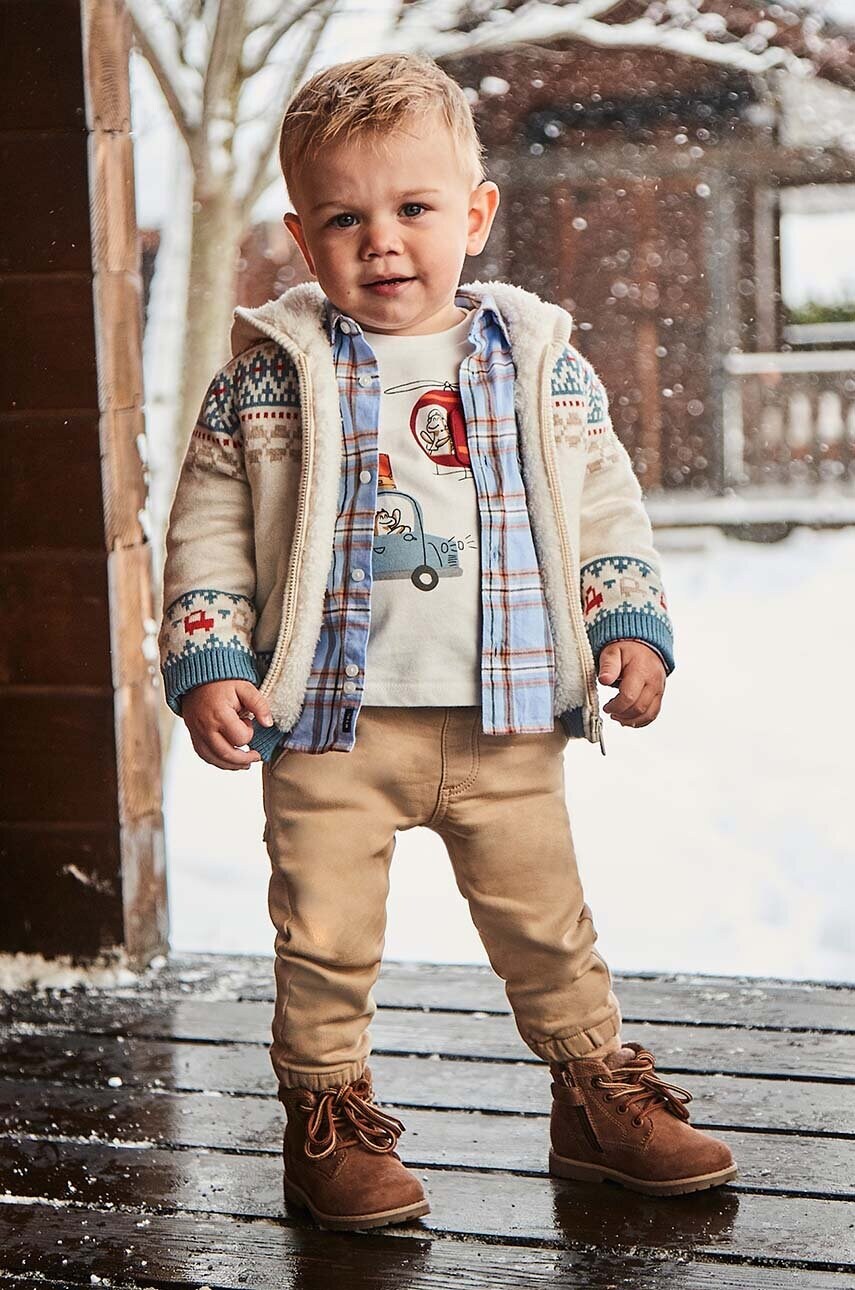 Брюки для бега baby, мягкие, саржевые Mayoral, бежевый
Брюки для бега baby, мягкие, саржевые Mayoral, бежевый