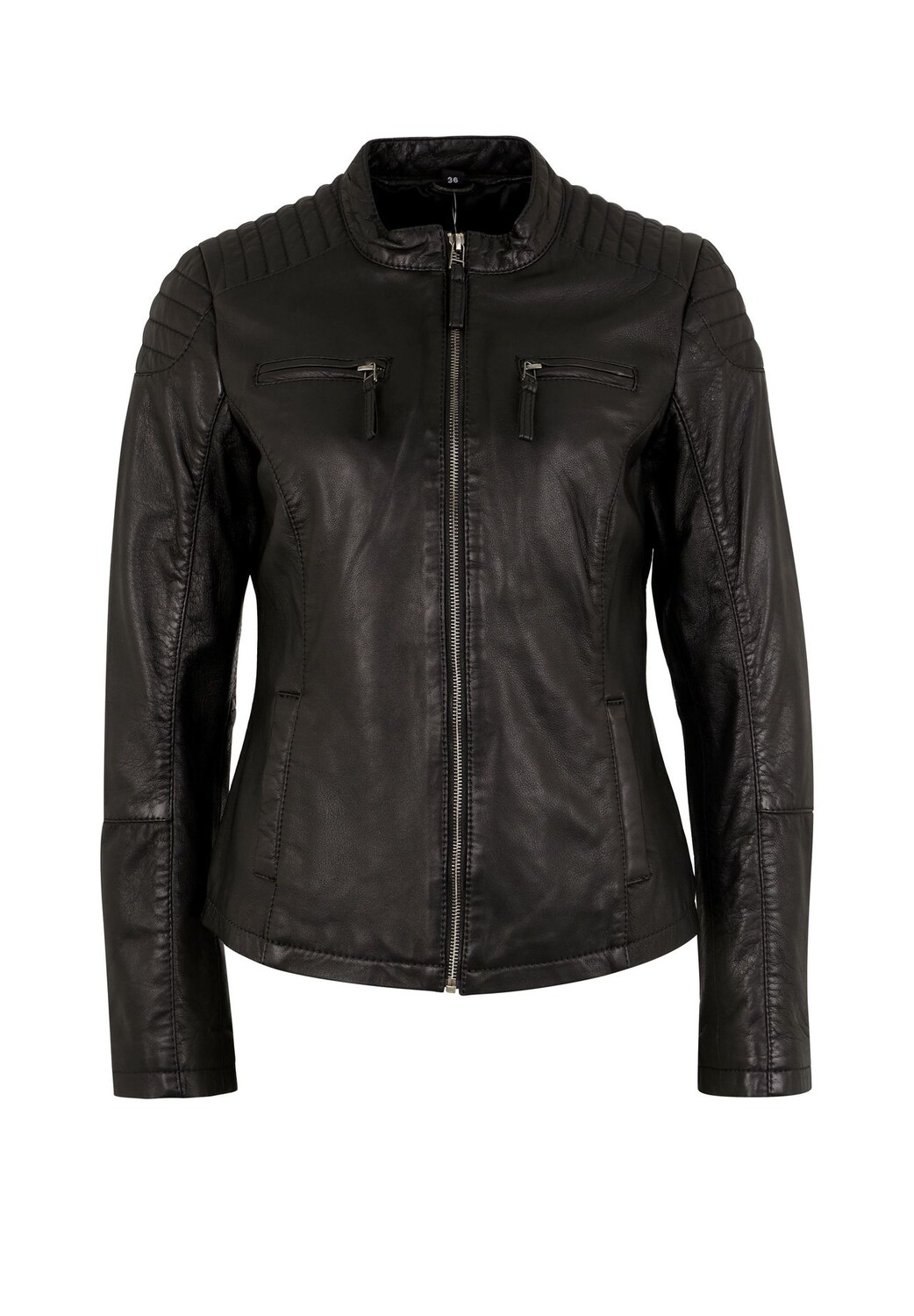 Кожаная куртка Naomi в модном образе 7eleven, черный
Кожаная куртка Naomi в модном образе 7eleven, черный