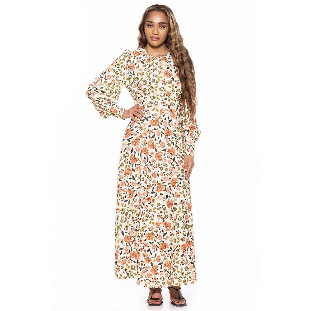 Женское струящееся платье макси с длинными рукавами ALEXIA ADMOR Yesenia, цвет Beige Floral
Женское струящееся платье макси с длинными рукавами ALEXIA ADMOR Yesenia, цвет Beige Floral