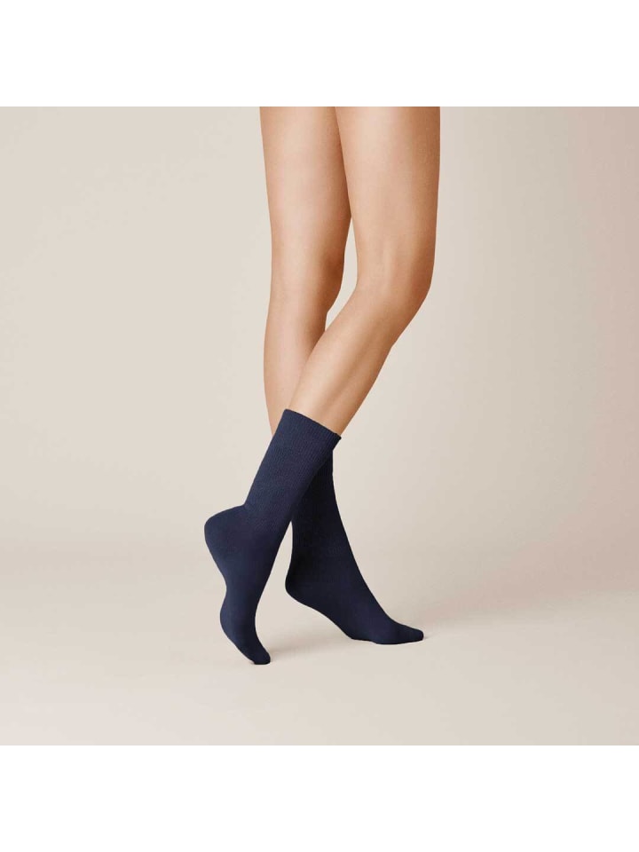 Kunert Набор из двух пар носков Take Care Basic для диабетиков, темно-синего цвета
Kunert Набор из двух пар носков Take Care Basic для диабетиков, темно-синего цвета
