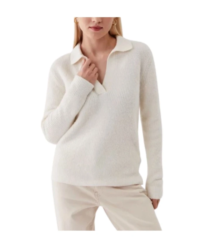 Пуловер из альпаки поло-нк Calvin Klein, белый
Пуловер из альпаки поло-нк Calvin Klein, белый