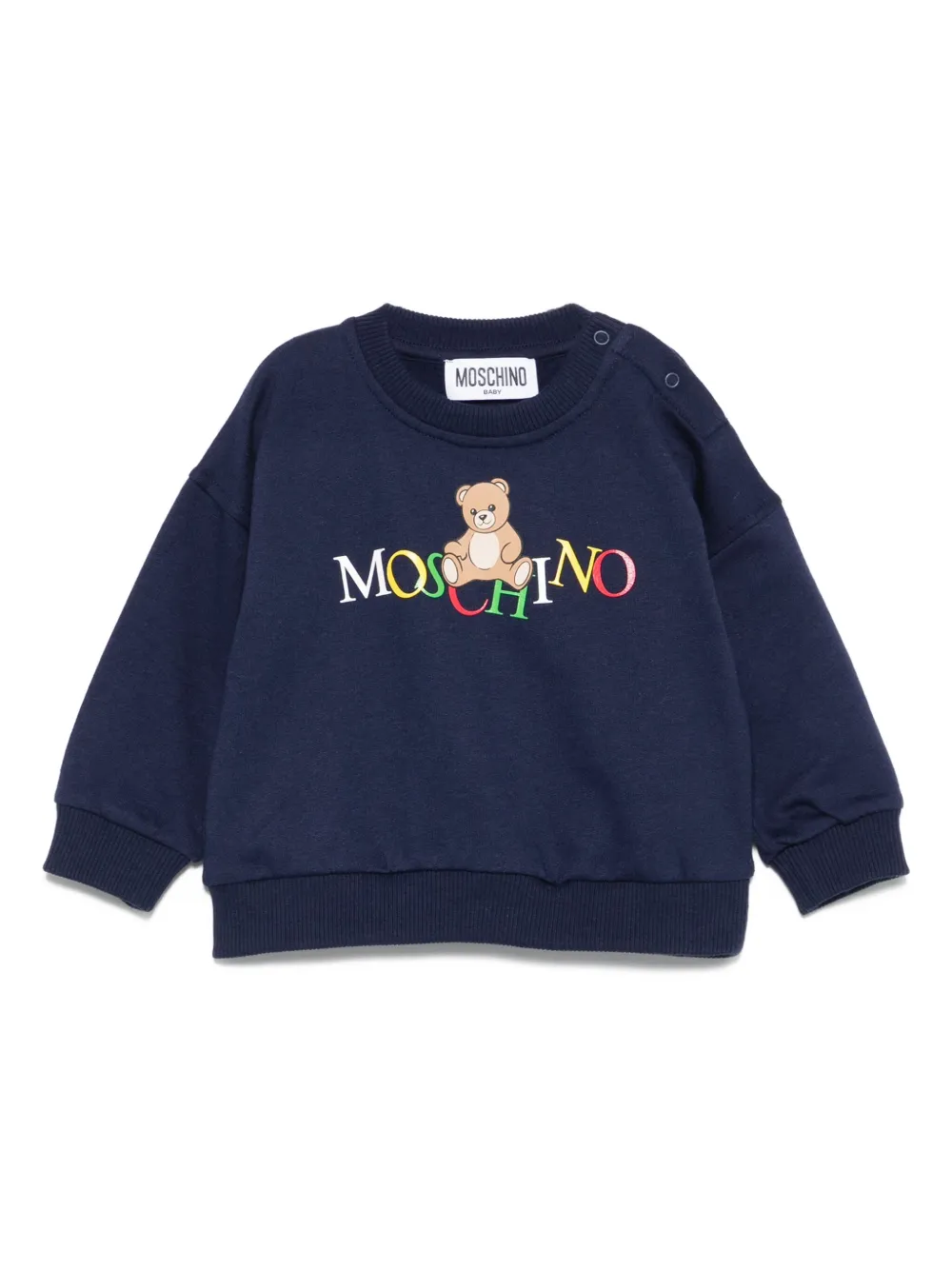 Толстовка с логотипом Тедди Moschino Kids, синий
Толстовка с логотипом Тедди Moschino Kids, синий