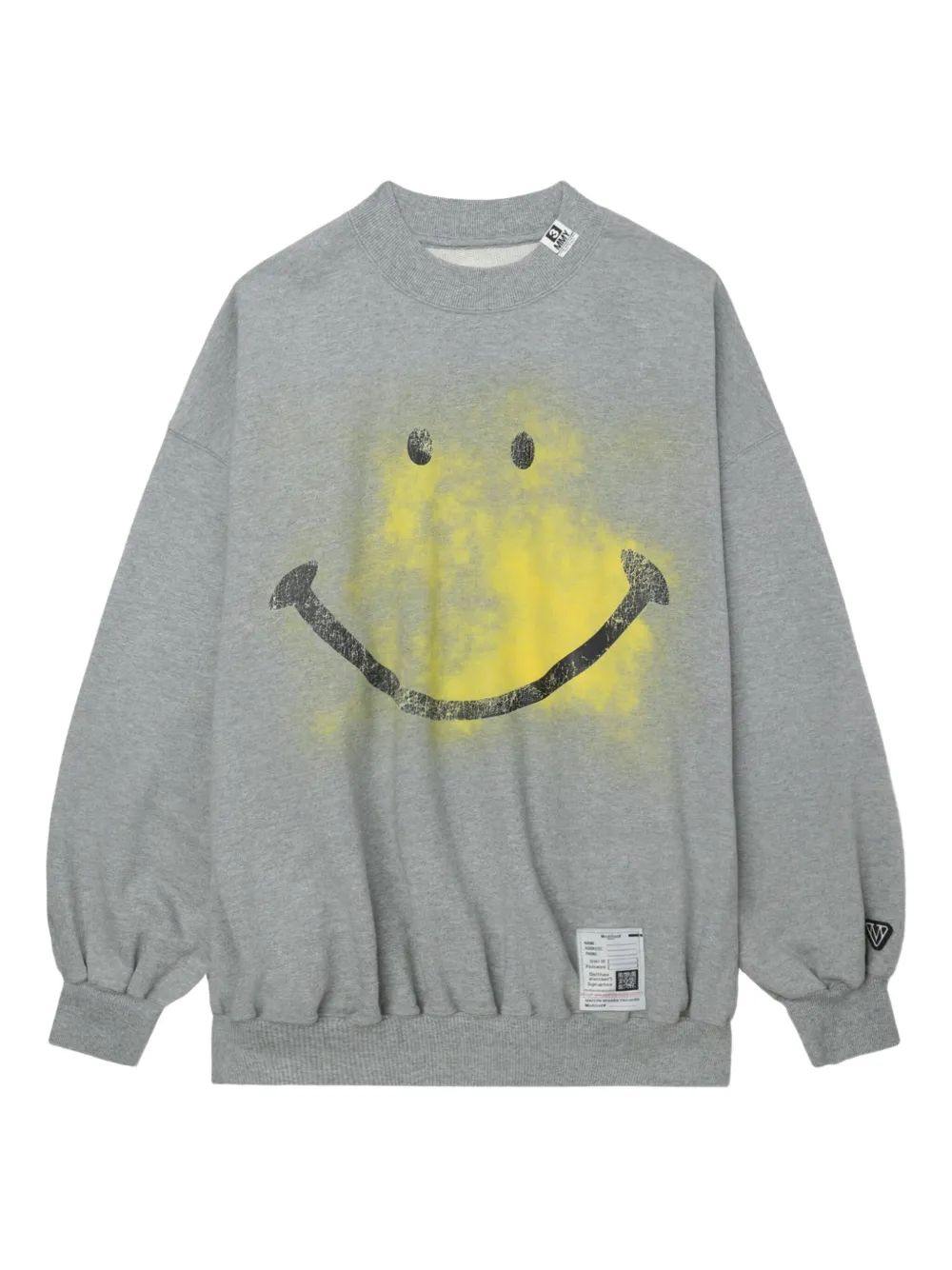 Толстовка со смайликом Maison Mihara Yasuhiro, серый
Толстовка со смайликом Maison Mihara Yasuhiro, серый