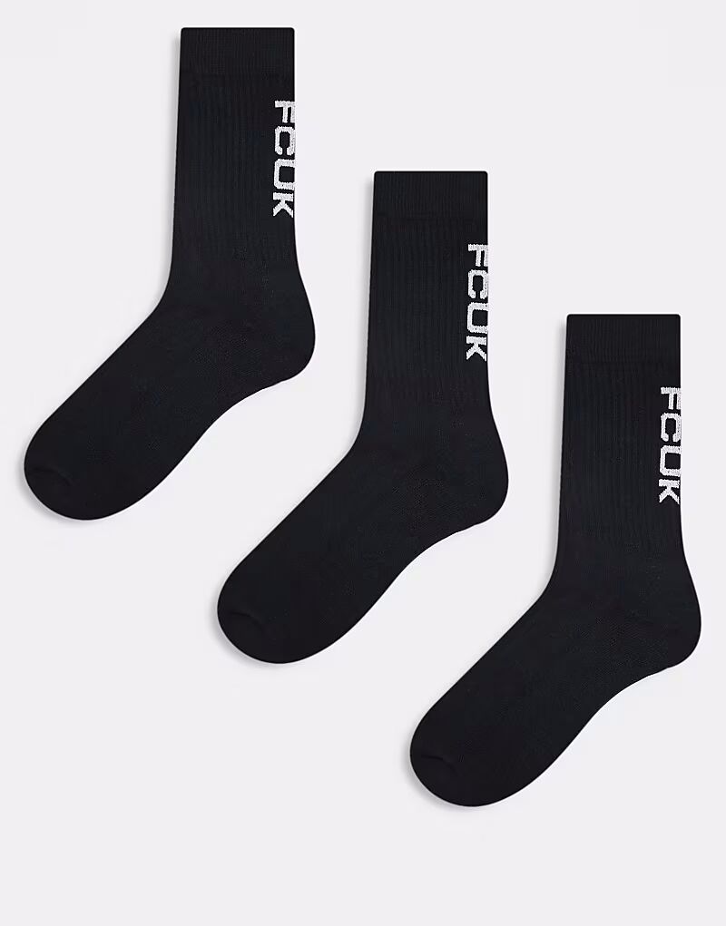 French Connection FCUK, 3 пары носков с логотипом черного цвета French Connection Mens
French Connection FCUK, 3 пары носков с логотипом черного цвета French Connection Mens