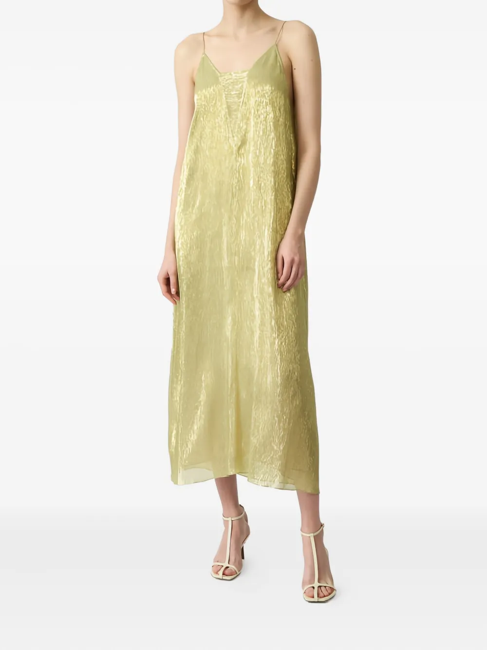 Платье из шелка с металлическим эффектом Petar Petrov, золотой
Платье из шелка с металлическим эффектом Petar Petrov, золотой