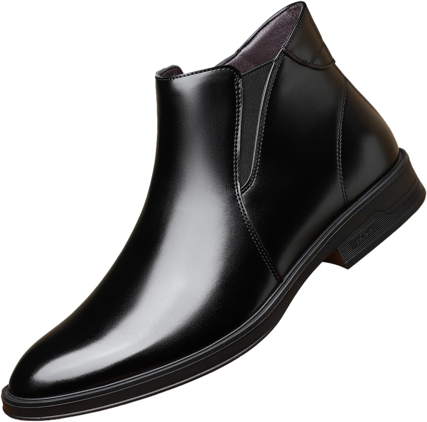 Мужские кожаные ретро-ботинки Челси с заостренным носком, модные, с эластичной вставкой и боковой молнией, массивный каблук, нескользящая подошва, для офиса, работы, свадеб и официальных мероприятий Nxnbhsl, черный
Мужские кожаные ретро-ботинки Челси с заостренным носком, модные, с эластичной вставкой и боковой молнией, массивный каблук, нескользящая подошва, для офиса, работы, свадеб и официальных мероприятий Nxnbhsl, черный