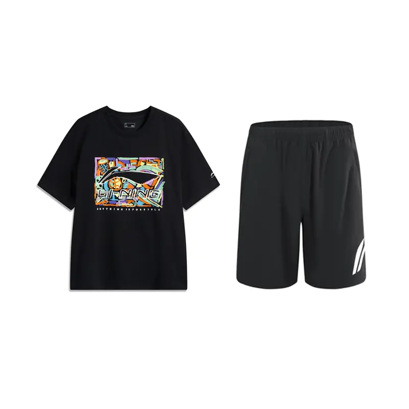 LINING Повседневная спортивная одежда унисекс черная
LINING Повседневная спортивная одежда унисекс черная