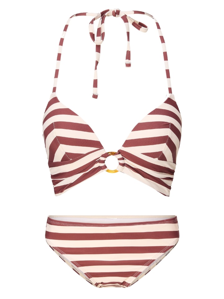 Linga Dore Комплект бикини с подкладкой, треугольный, в полоску цвета соболя
Linga Dore Комплект бикини с подкладкой, треугольный, в полоску цвета соболя