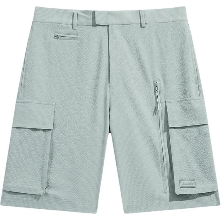 Текстурированные повседневные брюки в стиле workwear, шорты мид-длины для мужчин PEACEBIRD MEN, серый зеленый 1
Текстурированные повседневные брюки в стиле workwear, шорты мид-длины для мужчин PEACEBIRD MEN, серый зеленый 1
