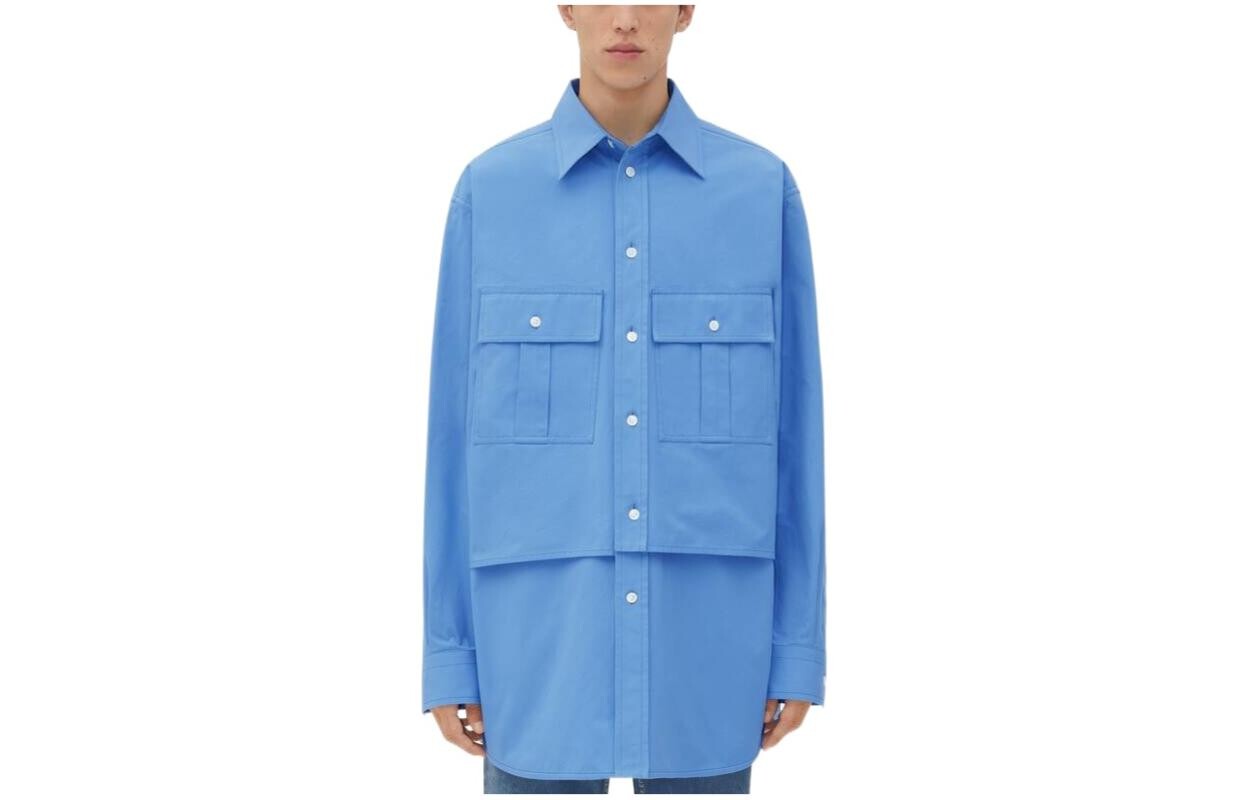 Рубашка мужская синяя Bottega Veneta, синий
Рубашка мужская синяя Bottega Veneta, синий