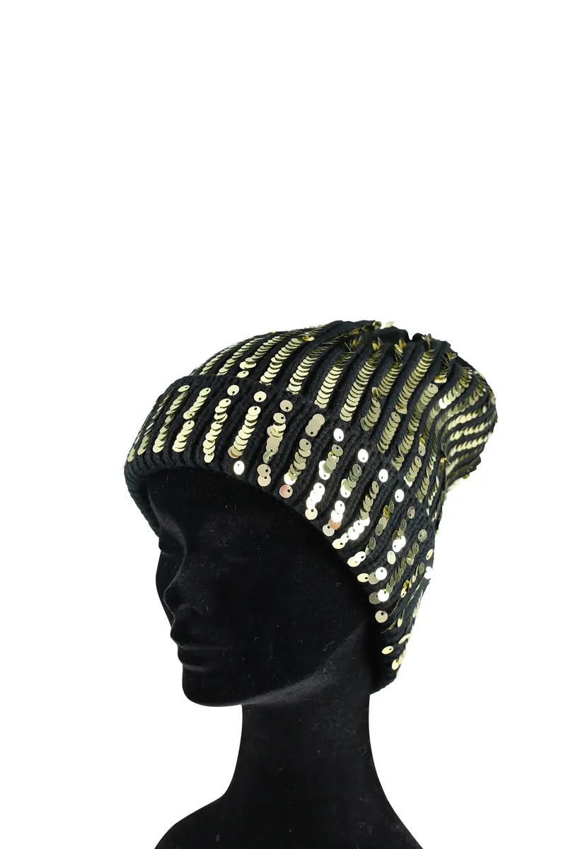 COLLEZIONE ALESSANDRO вязаная шапка "Бик", черный 
COLLEZIONE ALESSANDRO вязаная шапка "Бик", черный