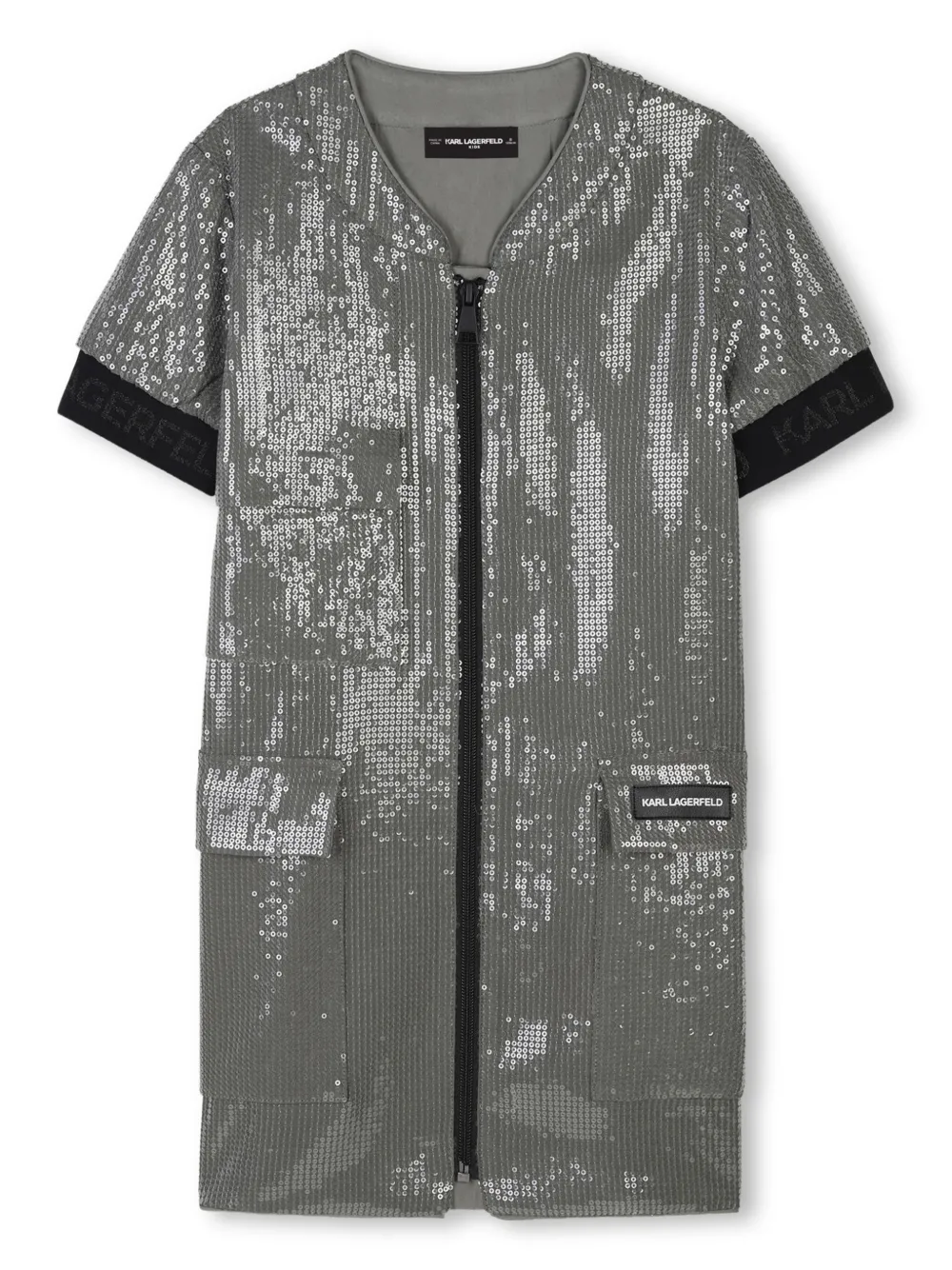 Платье с пайетками KARL LAGERFELD KIDS, зеленый
Платье с пайетками KARL LAGERFELD KIDS, зеленый