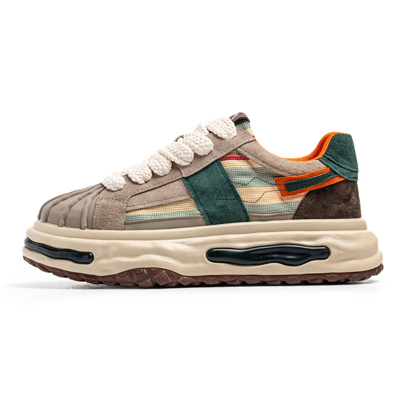 NANJIREN Мужские лоу-топ скейтборд кроссовки серые, цвет Gray 
NANJIREN Мужские лоу-топ скейтборд кроссовки серые, цвет Gray