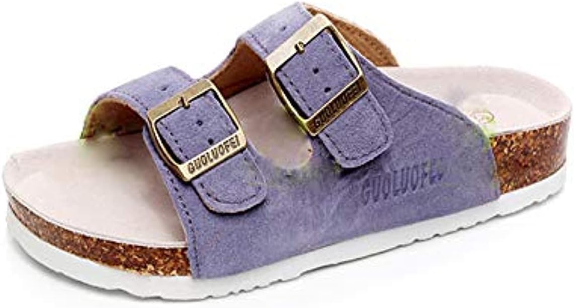 Женские и мужские сандалии Asifn на пробковой подошве с плоской подошвой, регулируемым ремешком и пряжкой, удобные с открытым носком, замшевые летние, фиолетовый
Женские и мужские сандалии Asifn на пробковой подошве с плоской подошвой, регулируемым ремешком и пряжкой, удобные с открытым носком, замшевые летние, фиолетовый