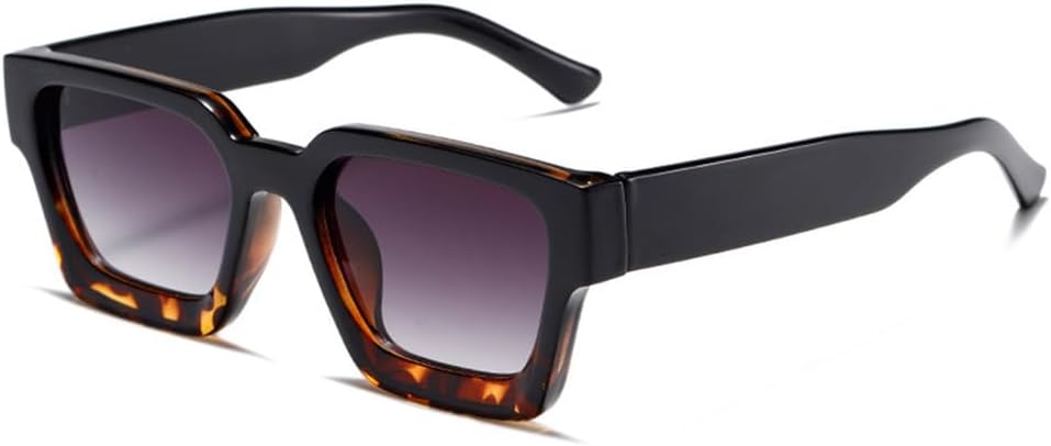 Солнцезащитные очки с защитой от УФ-излучения UV400 - Толстая оправа, металлические шарниры, градиентная расцветка, подходят для женщин и мужчин, для бега и занятий спортом на открытом воздухе UYPTK, Black Leoaprd Grey
Солнцезащитные очки с защитой от УФ-излучения UV400 - Толстая оправа, металлические шарниры, градиентная расцветка, подходят для женщин и мужчин, для бега и занятий спортом на открытом воздухе UYPTK, Black Leoaprd Grey