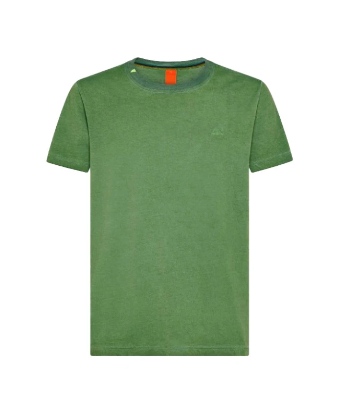 Футболка из хлопка, окрашенного специальными красителями. Sun68, зеленый
Футболка из хлопка, окрашенного специальными красителями. Sun68, зеленый