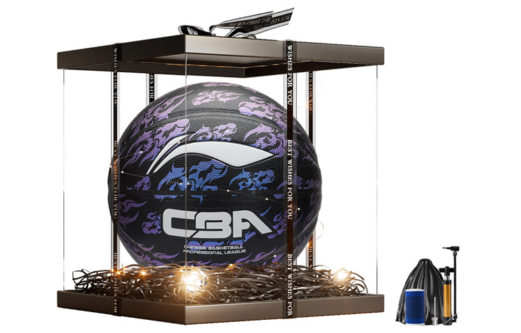 LINING Коллекция CBA баскетбольный мяч PU черный фиолетовый размер 7 тренировочный unisex
LINING Коллекция CBA баскетбольный мяч PU черный фиолетовый размер 7 тренировочный unisex