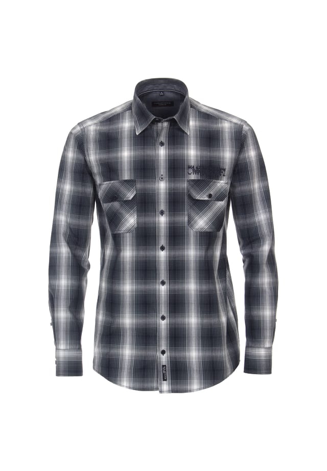 Рубашка свободного кроя в клетку Casamoda, зеленый
Рубашка свободного кроя в клетку Casamoda, зеленый