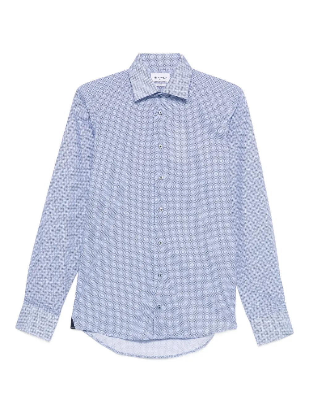 Хлопковая рубашка с геометрическим принтом Sand, синий
Хлопковая рубашка с геометрическим принтом Sand, синий