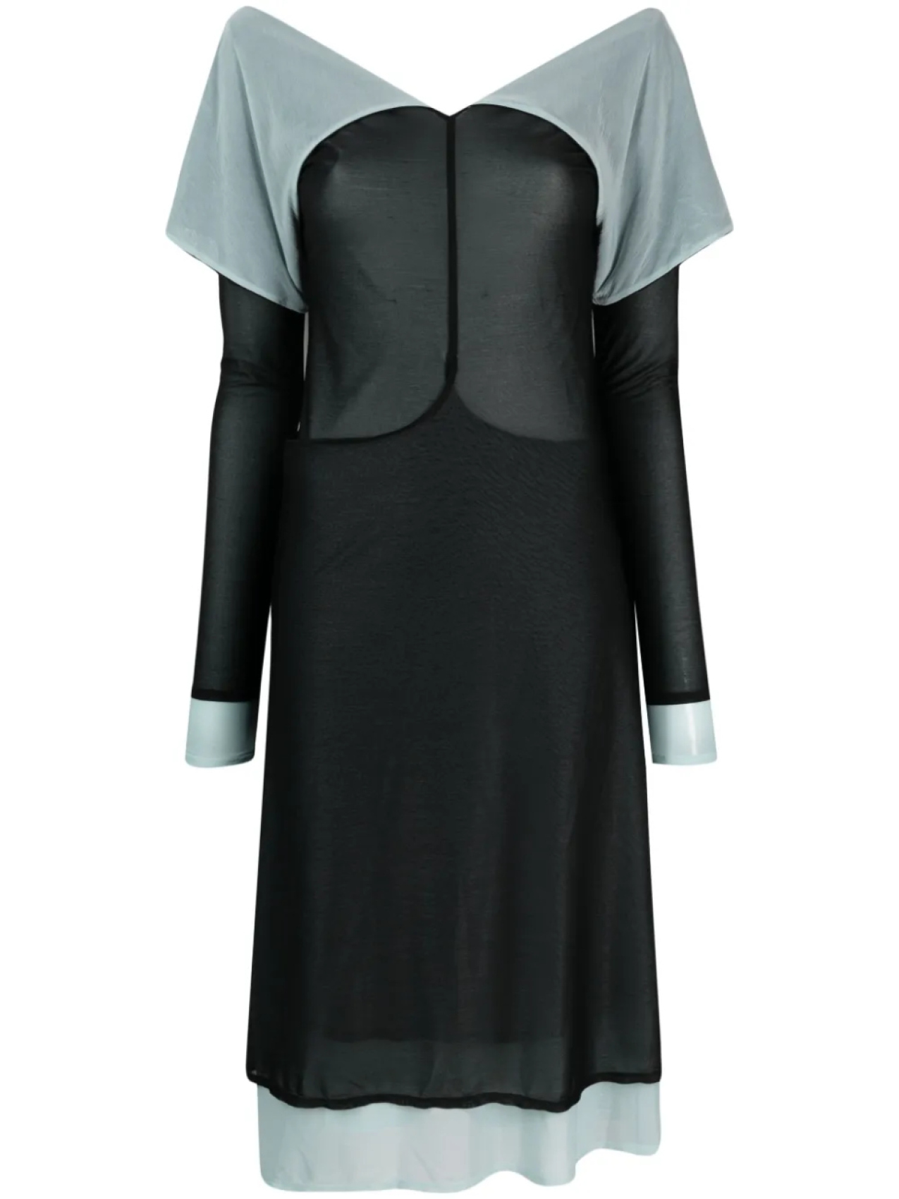 Kiko Kostadinov многослойное платье миди Mora, черный
Kiko Kostadinov многослойное платье миди Mora, черный