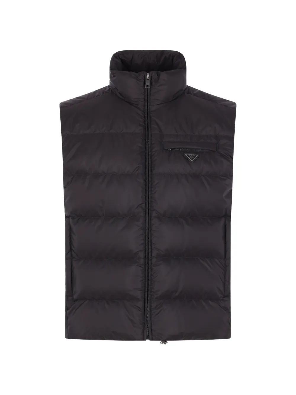 Стеганый жилет на молнии Prada, черный
Стеганый жилет на молнии Prada, черный
