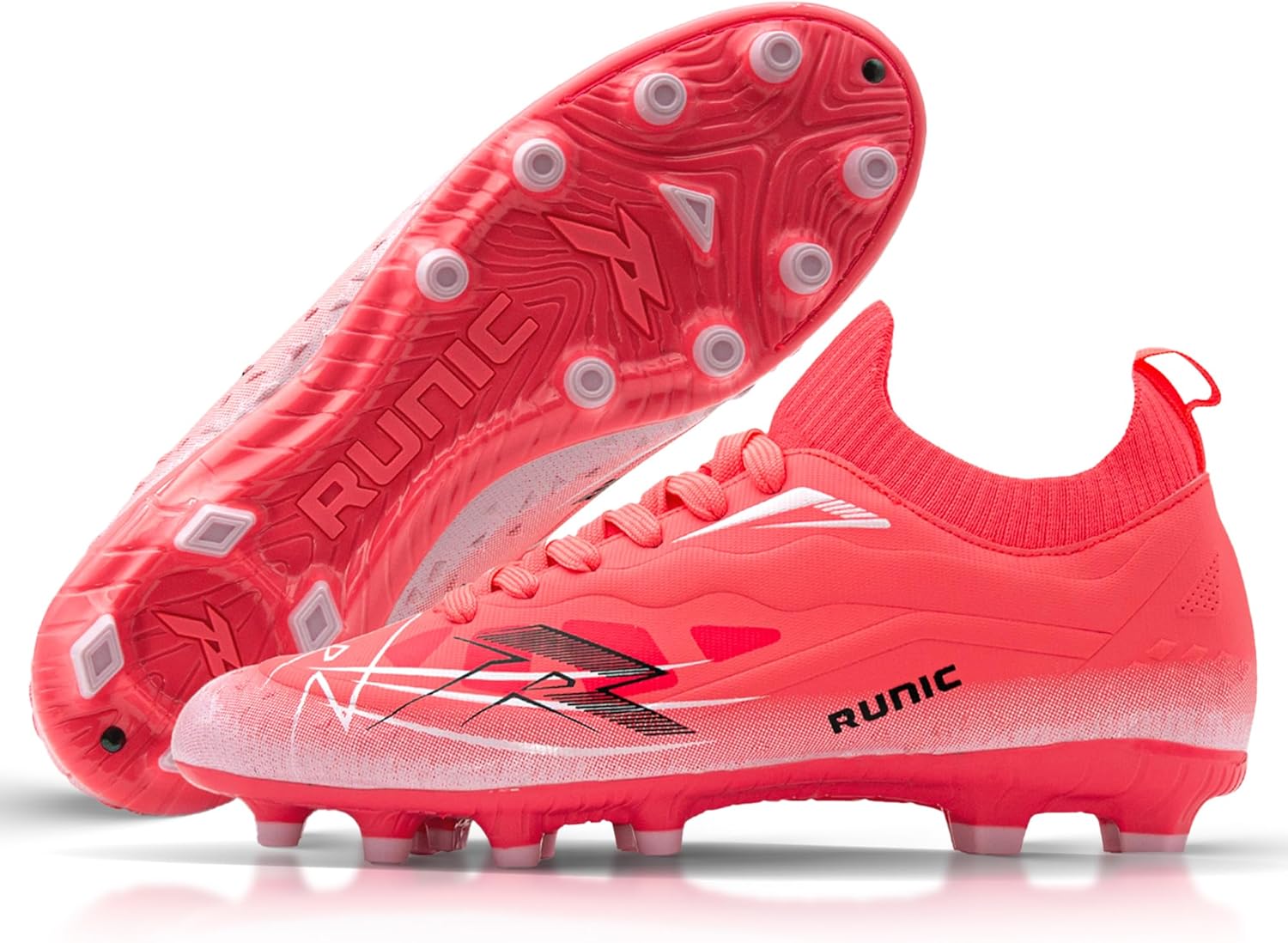 Мужские футбольные бутсы - легкие, для скорости и сцепления - носок вокруг щиколотки для контроля, комфорта и устойчивости на всех полях Runic, розовый
Мужские футбольные бутсы - легкие, для скорости и сцепления - носок вокруг щиколотки для контроля, комфорта и устойчивости на всех полях Runic, розовый