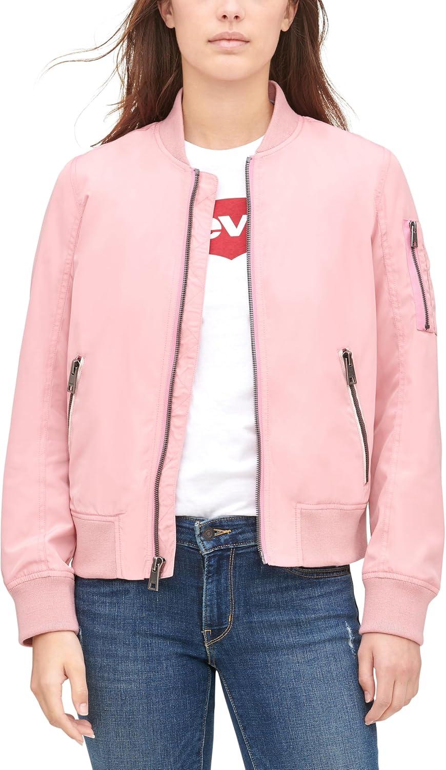 Женская куртка-бомбер Levi’s на молнии, пыльно-розовый
Женская куртка-бомбер Levi’s на молнии, пыльно-розовый