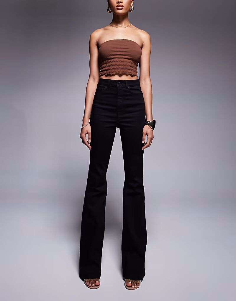 ASOS DESIGN Высокие облегающие суперэластичные расклешенные джинсы черного цвета ASOS Tall
ASOS DESIGN Высокие облегающие суперэластичные расклешенные джинсы черного цвета ASOS Tall