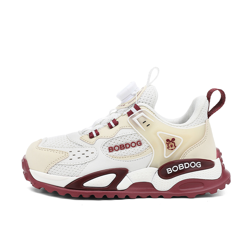 Низкие детские кроссовки для бега: противоскользящие, износостойкие, с хорошей упругостью, дышащие, легкие, с амортизацией BOBDOG, бургундия 
Низкие детские кроссовки для бега: противоскользящие, износостойкие, с хорошей упругостью, дышащие, легкие, с амортизацией BOBDOG, бургундия