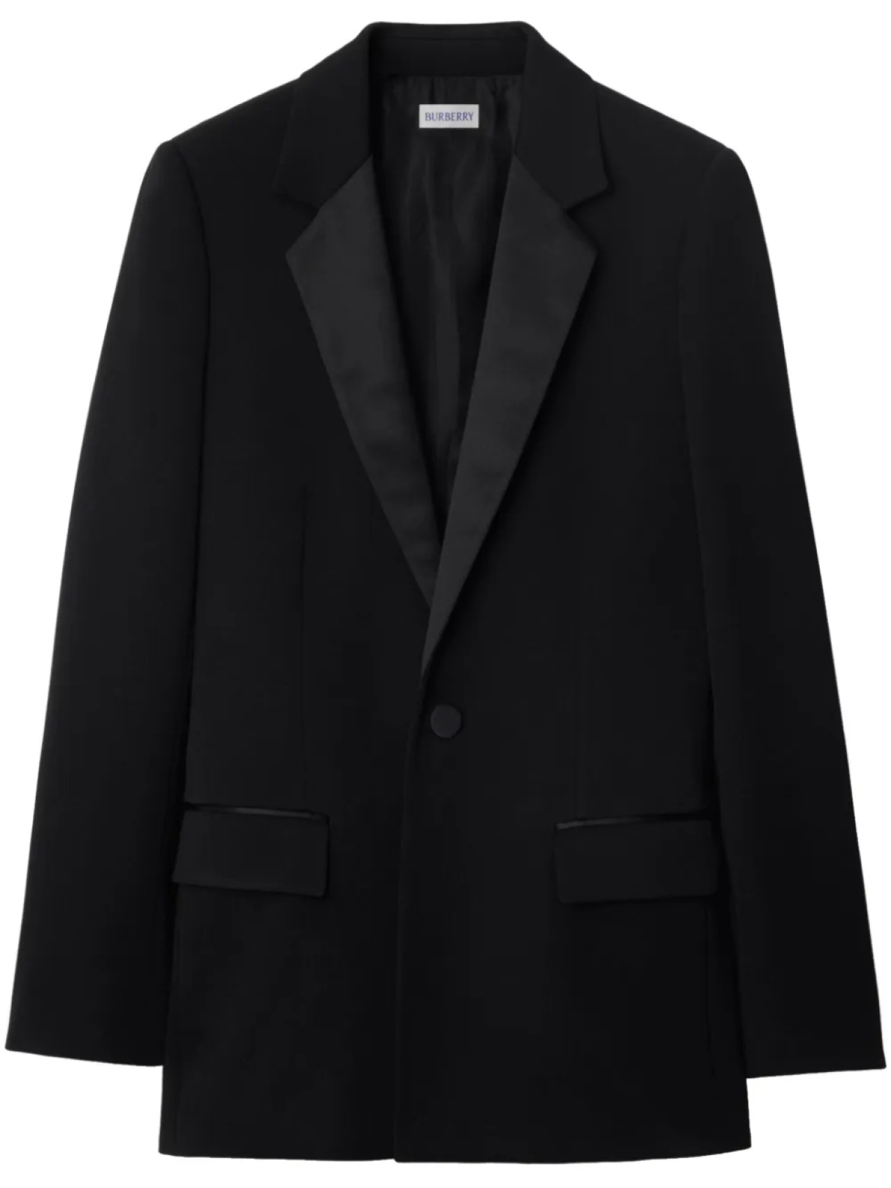 Шерстяной блейзер Burberry, черный
Шерстяной блейзер Burberry, черный