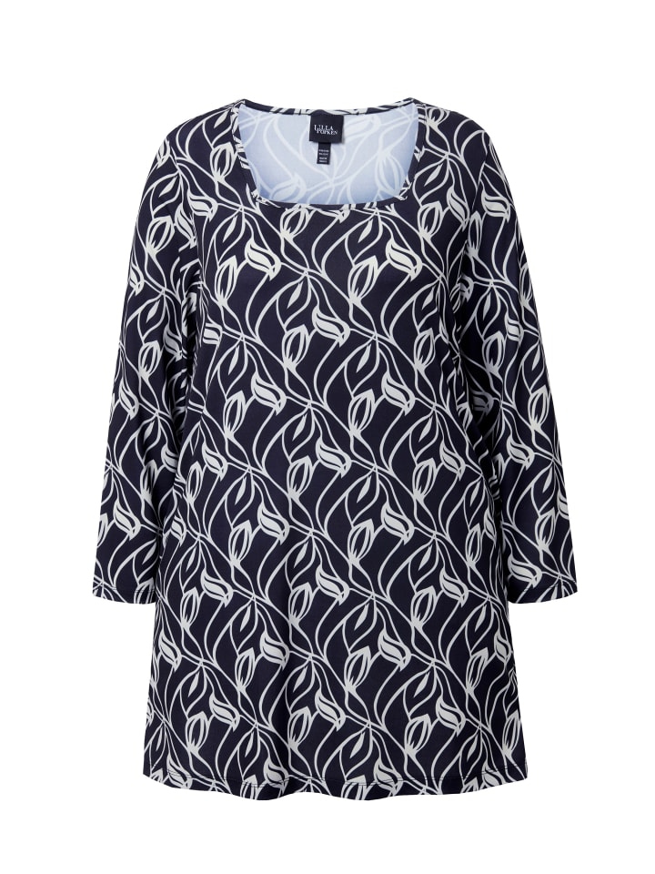 Длинная рубашка черного цвета Ulla Popken
Длинная рубашка черного цвета Ulla Popken