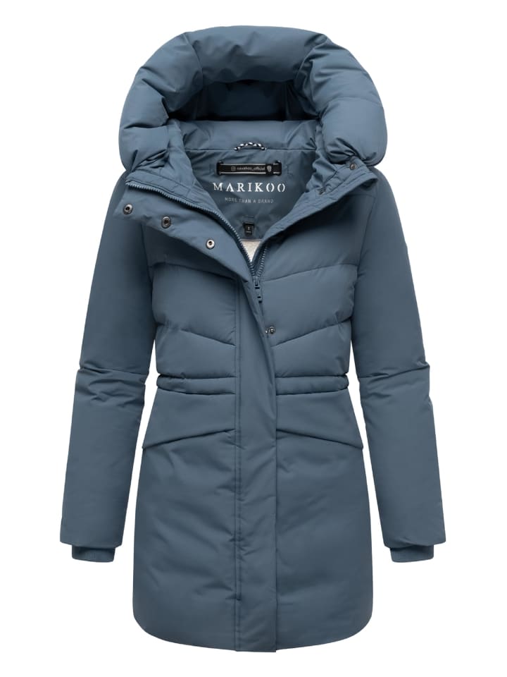 Короткое пальто Delilah 16 пыльно-синего цвета Marikoo
Короткое пальто Delilah 16 пыльно-синего цвета Marikoo