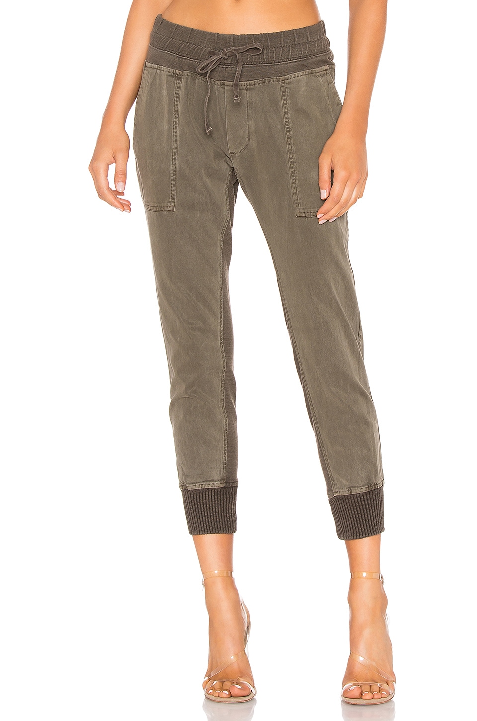 Контрастные спортивные штаны James Perse, зеленый
Контрастные спортивные штаны James Perse, зеленый