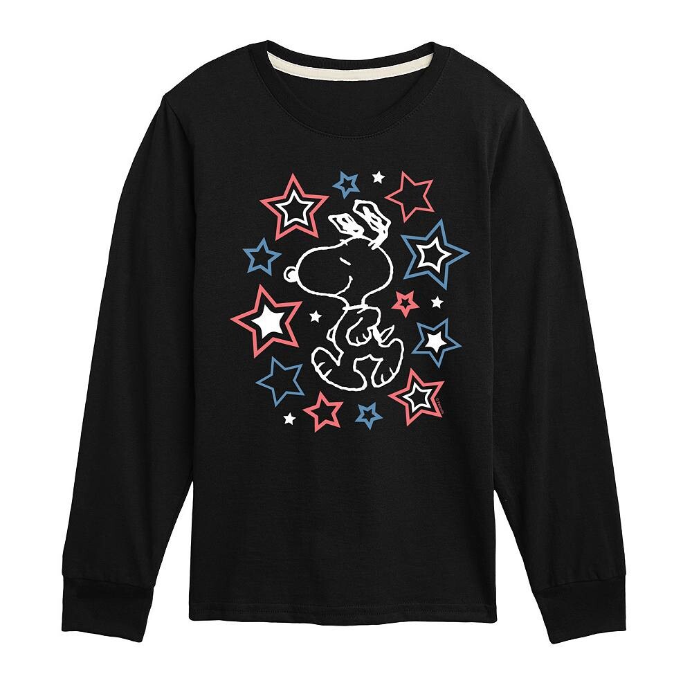 Футболка с длинными рукавами и рисунком Peanuts Snoopy Stars для мальчиков 8–20 лет Licensed Character, черный
Футболка с длинными рукавами и рисунком Peanuts Snoopy Stars для мальчиков 8–20 лет Licensed Character, черный