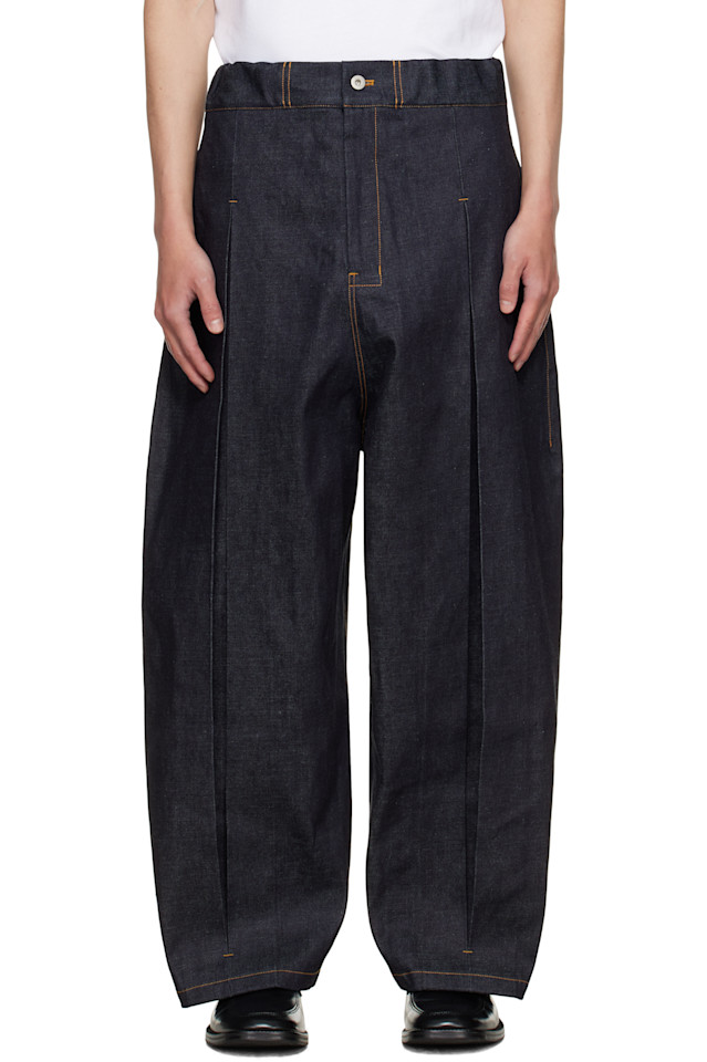 Sage Nation Темно-Синие джинсы-плиссе
Sage Nation Темно-Синие джинсы-плиссе