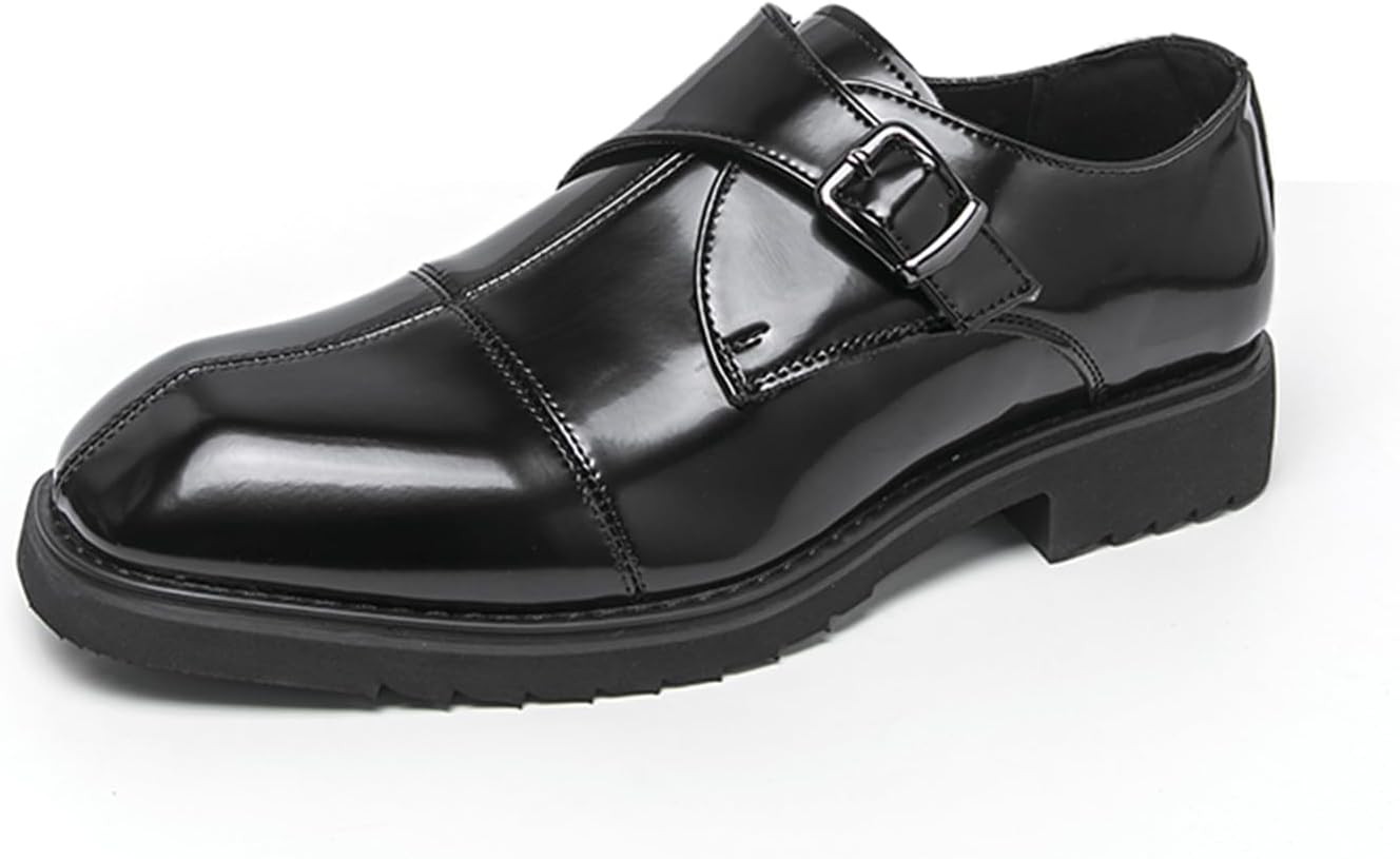 Мужские слипоны с ремешком-монком из кожи, туфли с квадратным носком, минималистичный дизайн, дышащая стелька, легкие, каблук-блок, для деловой одежды, офиса, повседневной носки, собеседований и свадеб Psieicwm, черный
Мужские слипоны с ремешком-монком из кожи, туфли с квадратным носком, минималистичный дизайн, дышащая стелька, легкие, каблук-блок, для деловой одежды, офиса, повседневной носки, собеседований и свадеб Psieicwm, черный