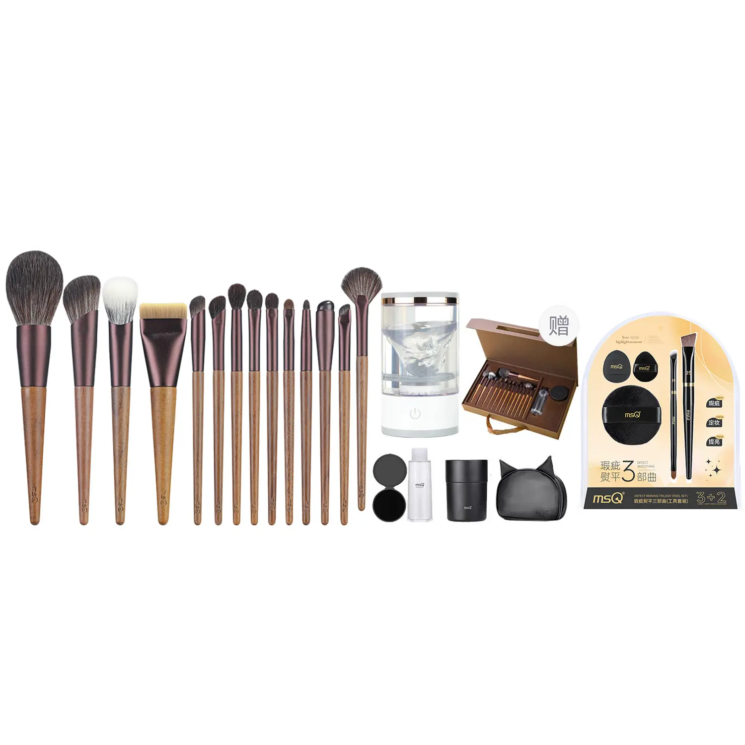 Кисти для макияжа унисекс MSQ
Кисти для макияжа унисекс MSQ
