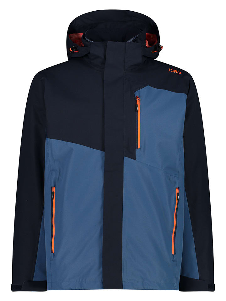 Функциональная куртка 3-в-1 темно-синего цвета CMP
Функциональная куртка 3-в-1 темно-синего цвета CMP