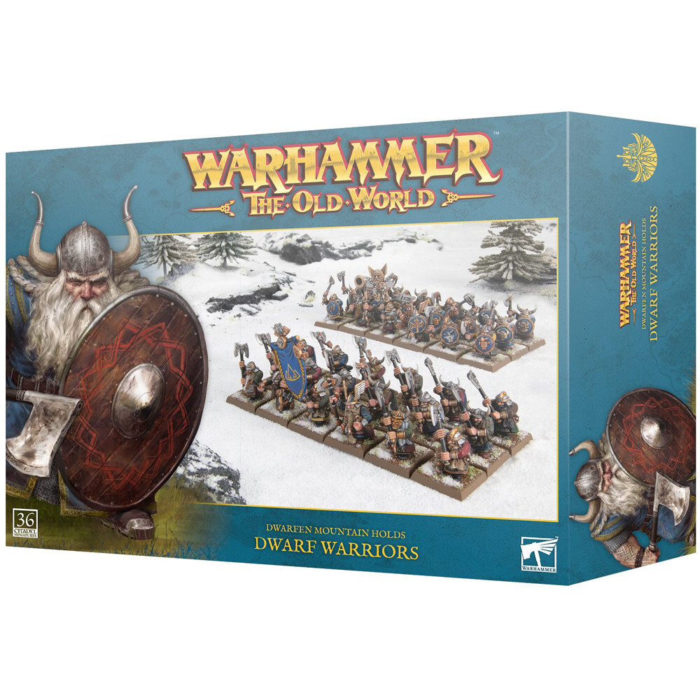 Миниатюра Games Workshop Warhammer The Old World: Dwarfen Mountain Holds - Dwarf Warriors
Миниатюра Games Workshop Warhammer The Old World: Dwarfen Mountain Holds - Dwarf Warriors