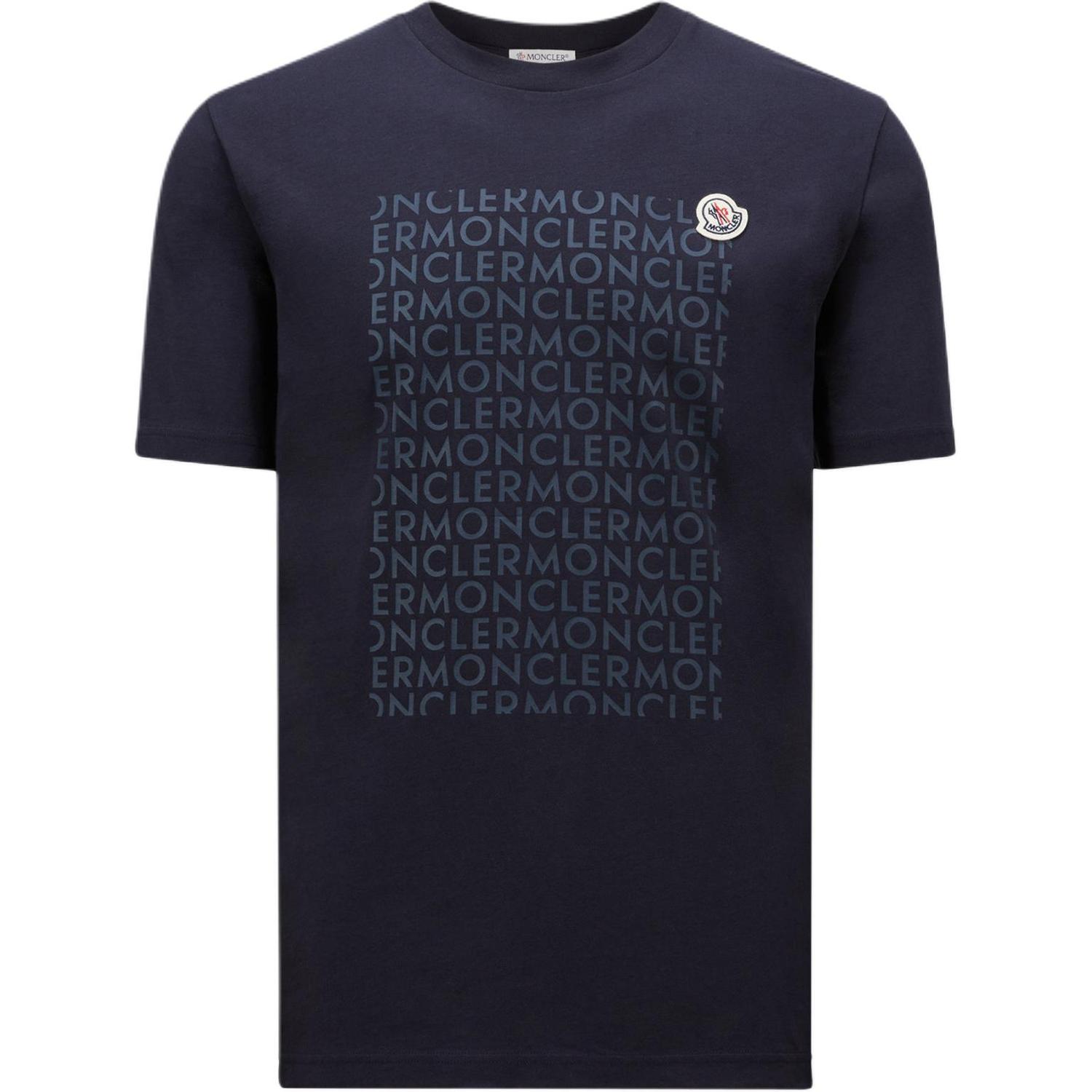 Футболка с принтом логотипа Moncler, синяя
Футболка с принтом логотипа Moncler, синяя