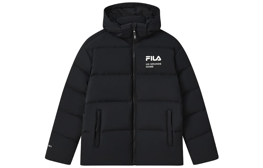 Пуховик унисекс FILA, Черный 
Пуховик унисекс FILA, Черный